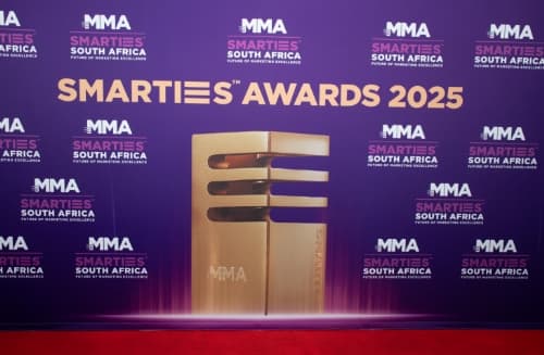 2025 Smarties Awards with MMA gold trophy