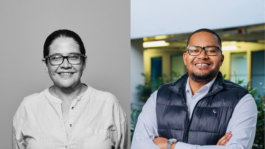 Leanne Levine (left) and Kwezi Ngcukana (right) from Sauce Advertising.
