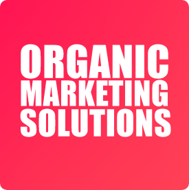 Organic marketing solutions text
