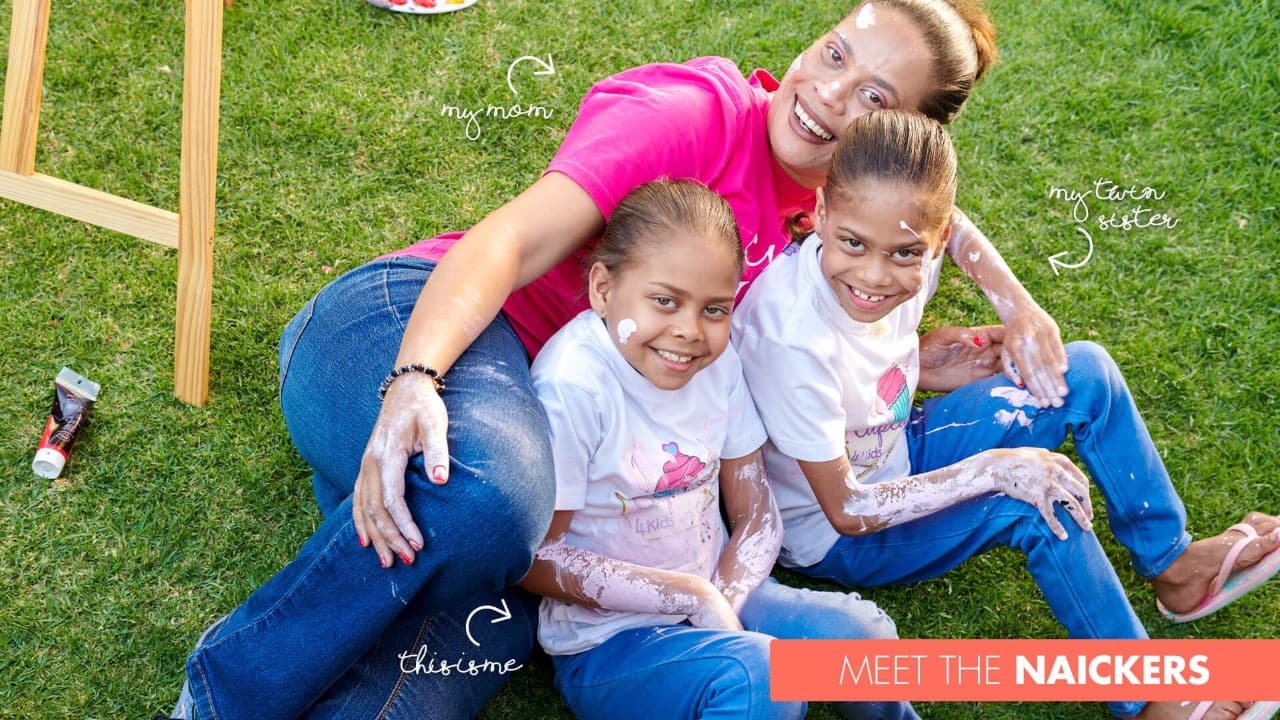 The Naickers family photo