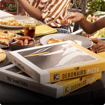 Debonairs Pizza Boxes